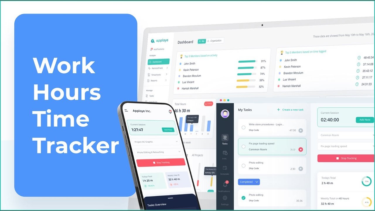 Best apps for time tracking at work